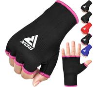 RDX Vendas Boxeo Guantes Interiores, Elástico Cinta Mano Muñeca Soporte, Vendaje Envolturas Protector Wraps, Muay Thai MMA Kick Boxing Artes Marciales Entrenamiento Puñetazos Gimnasio, Hombre Mujere