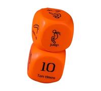 Rdxanc 2 dados de ejercicio de fitness, compactos, dinámicos, divertidos, equipo de entrenamiento de fuerza para mujeres, adolescentes, deportes, portátil, divertida decisión de fitness