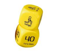 Rdxanc 2 dados de ejercicio de fitness, compactos, dinámicos, divertidos, equipo de entrenamiento de fuerza para mujeres, adolescentes, deportes, portátil, divertida decisión de fitness