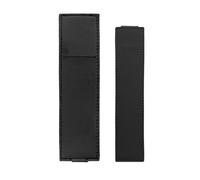 Rdxanc 2 estuches para lápices con bandas elásticas ajustables, de cuero, organizador de bolígrafos para cuaderno y diario de tapa dura, negro, as the picture shows