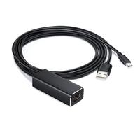 Rdxanc Adaptador de tarjeta de red Ethernet USB 2.0 + USB de 5 pines a RJ45 de alimentación USB a RJ45 10/100 Mbps convertidor para televisores Stick accesorio