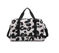 Rdxanc Bolsa de viaje con estampado de vaca, bolsa de gimnasio, bolsa deportiva de gran capacidad, bolsa de entrenamiento, bolsa de fin de semana