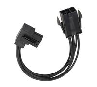Rdxanc Cable de alimentación eficiente de 6 pines para tarjetas gráficas con diseño en ángulo para espacio limitado de PC, adaptador de GPU macho a hembra fácil de instalar
