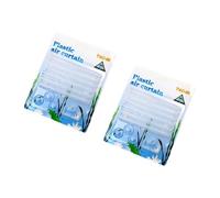 Rdxanc Cortina de aire con ventosa para distribución uniforme de oxígeno en el hogar y peceras, dispositivo de oxigenación de 2 piezas de accesorios de agua dulce