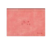 Rdxanc Cuaderno portátil de mapa mental de tapa blanda con 9 anillas recargables, tapas de carpeta de poliuretano, 160 páginas para lluvia de ideas, cuaderno de escritura