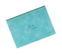 Rdxanc Cuaderno portátil de mapa mental de tapa blanda con 9 anillas recargables, tapas de carpeta de poliuretano, 160 páginas para lluvia de ideas, cuaderno de escritura