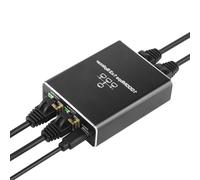 Rdxanc Divisor Ethernet 1 a 2/3/4 de alta velocidad 1000 Mbps adaptador convertidor para routers, pantalla de computadora con cable de alimentación USB