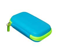 Rdxanc Estuche de almacenamiento de energía, impermeable, banda elástica, bolsillo de malla para almacenamiento de accesorios de cable, azul claro, as the picture shows