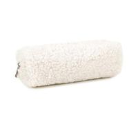 Rdxanc Estuche de felpa con compartimento grande con cremallera, organizador de bolígrafos, bolsa de maquillaje de viaje para estudiantes, mujeres y niñas