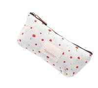 Rdxanc Estuche de lona con diseño floral, portátil, para suministros de oficina y escuela, para estudiantes, amplio almacenamiento, Bg, as the picture shows