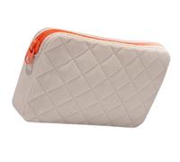 Rdxanc Estuche de silicona de gran capacidad para lápices, estuche de maquillaje estético para estudiantes, Gy, as the picture shows