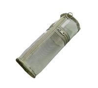 Rdxanc Estuche para lápices de estilo japonés, estuche transparente de gran capacidad, bolsa de malla, organizador de lápices