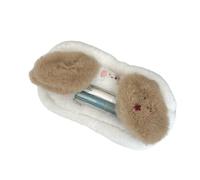 Rdxanc Estuche para lápices de peluche con diseño de perros, de gran capacidad, con diseño de oso de dibujos animados, organizador de escritorio para estudiantes, como lo muestra la imagen, 2