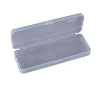 Rdxanc Estuche para lápices, estuche de lápices de gran capacidad, organizador de escritorio transparente, caja de almacenamiento para suministros escolares, como lo muestra la imagen, as the picture