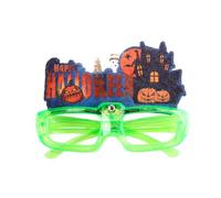 Rdxanc Gafas de luz LED iluminadas para actuaciones escénicas, cómodas gafas de plástico, decoración de Halloween