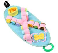 Rdxanc Manta dispensadora de golosinas para perros, rompecabezas interactivo, juguete masticable para mascotas, reduce el aburrimiento