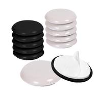 Rdxanc Paquete de 12 almohadillas autoadhesivas para muebles, 25 mm, 6 protectores de suelo resistentes que reducen el ruido, no se deslizan y evitan arañazos