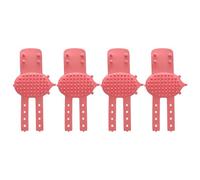 Rdxanc Paquete de 4 cepillos de silicona ajustables para aseo de gatos, para muebles, piernas, herramienta de masaje para mascotas, removedor de pelo suelto