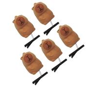 Rdxanc Paquete de 5 horquillas de felpa de dibujos animados para el pelo de animales de moda, accesorios para el pelo, regalo para niñas y mujeres