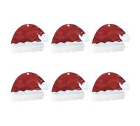 Rdxanc Paquete de 6 bolsas de Navidad elegantes bolsas de plástico para envolver regalos de vacaciones, bolsas de regalo para reuniones familiares