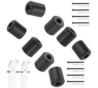 Rdxanc Soporte de pared para tabla de esquí, estante de goma para snowboard, gancho de almacenamiento, accesorios de deportes de invierno, fácil de usar, estante de almacenamiento de snowboard