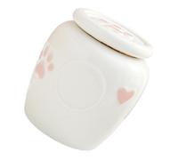 Rdxanc Urnas creativas de cremación para gatos y perros, suministros conmemorativos funerarios para mascotas Eloved para homenajes emocionales, durabilidad impermeable, caja de sellado de cenizas de