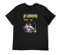 Re-Animator Fantasy Horror 1980's Film Film Men T-Shirt Black Unisex Tops Casual tee XL