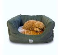 RE-BENNY Lola - Cama para perros y gatos de tamaño pequeño, suave de tejido reciclado, interior de forro polar, lavable a 40 °, diseño para el hogar, fabricado en Italia