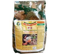 Re del Canto, P18, 1 Paquete de 3kg, pienso para pájaros insectívoros, alimento Blando para señuelos, Alta energía, harina para ruiseñor, mirlo, zorzal, Alondra, 1 Paquete de 3kg