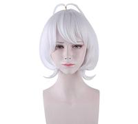 Re:Dive Kokoro Princess Short White Cosplay Wig Anime Heat Resistant Synthetic Hair Women Wigs For Halloween Party + Wig Cap