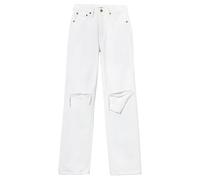 RE/DONE 90s High Rise Loose White With Rips Talla: 31 | Outlet | Mujer | Blanco