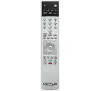 Re-Flix Mando de repuesto Assist 1 Assist 2 para Loewe TV Modus L 32 DVB-T/C CI (66446A77)