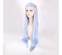 Re: La vida en un mundo diferente de Zero Rem larga recta azul claro cosplay peluca 80 cm 31.5"fiesta de disfraces de anime peluca de pelo sintético solamente