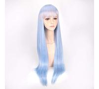 Re: La vida en un mundo diferente de Zero Rem Ram Azul Rosa Peluca larga Disfraz de Cosplay Pelo sintético resistente al calor Mujer Pelucas Azul