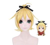 Re:Life In A Different World From Zero Felt Wig Cosplay Costume Women Short Hair Yellow Party Wigs (No Headwear)