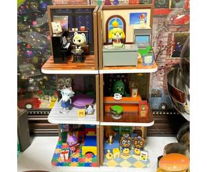 Re-ment Animal Crossing Happy Room adorno de escritorio Mini figuras en miniatura colección regalo 4
