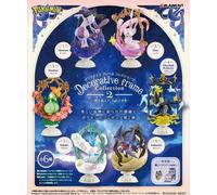 RE-MENT Colección De Marcos Decorativos Pokemon 2 Figuras 6 Tipos Oficial JAPAN