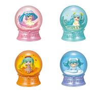 Re-Ment Hatsune Miku assortiment Boules de Neige Scenery Domes (4)