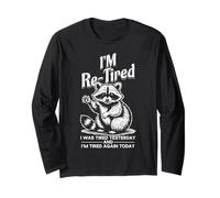 Re Tired I Was Tired Yesterday and Cansed Again Today Raccoon Manga Larga