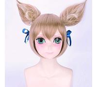 Re: Vivir en un mundo diferente a Zero Short Cosplay peluca Kara Hajimeru Isekai Seikatsu Felix Argyle Anime sintético peluca y orejas