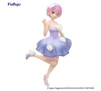 Re:Zero Trio-Try-It Bunnies Statua Ram Flower Dress Pvc 21 Cm Furyu