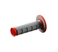 RENTHAL Puños MX Dual Compound TapeROJO NARANJA H/Waff GRIS/ NARANJA OF - G164