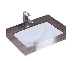 Rea ADELA LAVABO EMPOTRADO Lavabo de Baño 460 x 330 x 190 mm Cerámica (Blanco)