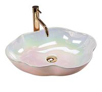 Rea Pearl lavabo 50.5x38 cm sobre encimera REA-U3309