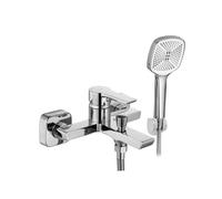 Rea Argus grifo de bañera y ducha a pared cromo REA-B8743