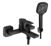 Rea Argus grifo de bañera y ducha a pared negro REA-B6407