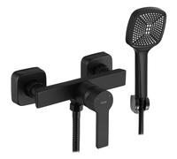 Rea Argus grifo para ducha a pared negro REA-B6406