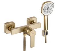 Rea Argus grifo para ducha a pared oro REA-B6413