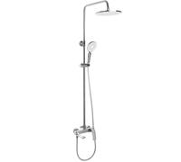 Rea Avalon conjunto bañera/ducha a pared con rociador con efecto lluvia cromo REA-P8699