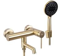 Rea Foss grifo de bañera y ducha a pared oro REA-B5112